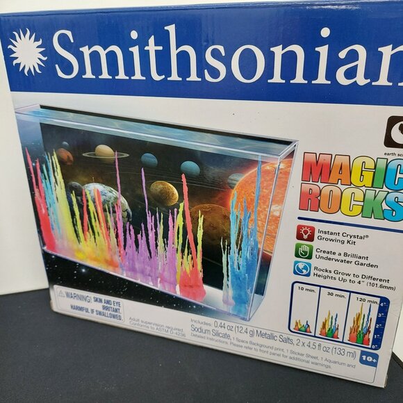 Discovery Crystal Aquarium Grow Colorful Crystals Smithsonian Magic Nightlight - Picture 4 of 7